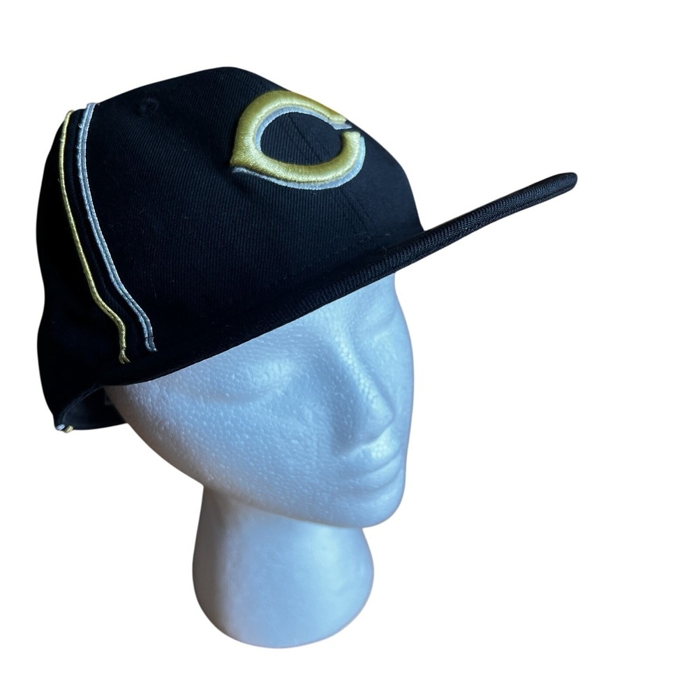 New Era 59FIFTY Cincinnati Reds Cooperstown Hat 7 3/8 Fitted Gold Logo MLB